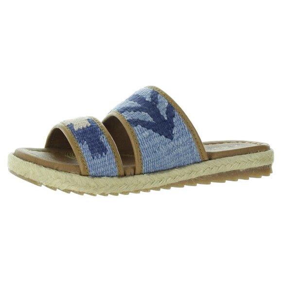 NEW Born Ellie Handwoven Arrow Design Sandal in Blue Sz. 7 - Picture 1 of 4